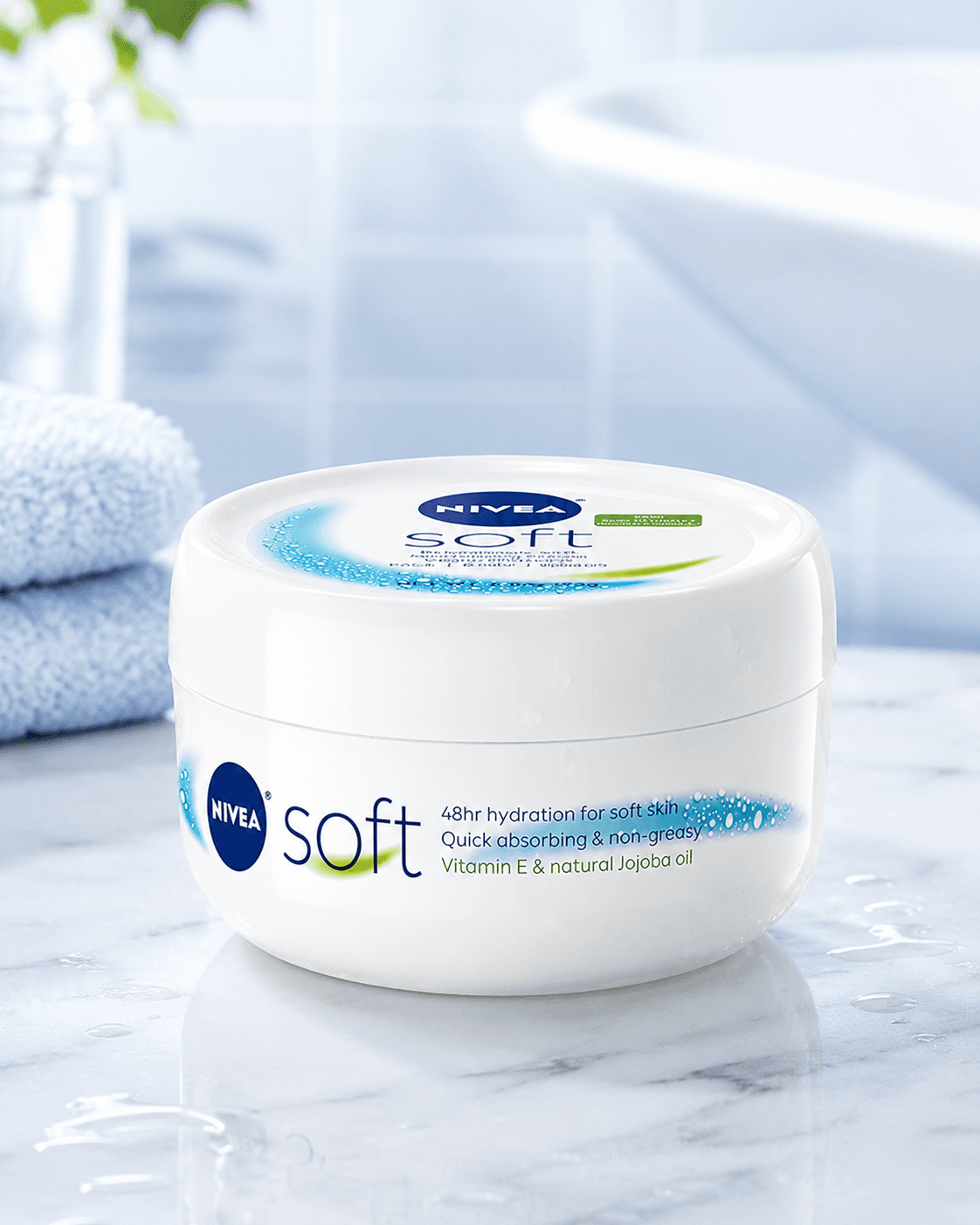 NIVEA Soft Refreshingly Soft Moisturizing Cream for Face
