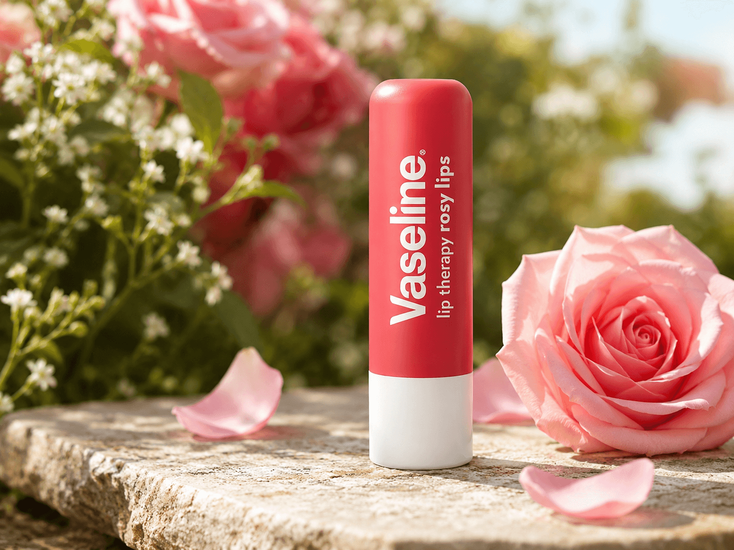Vaseline Lip Balm Therapy Care Rosy